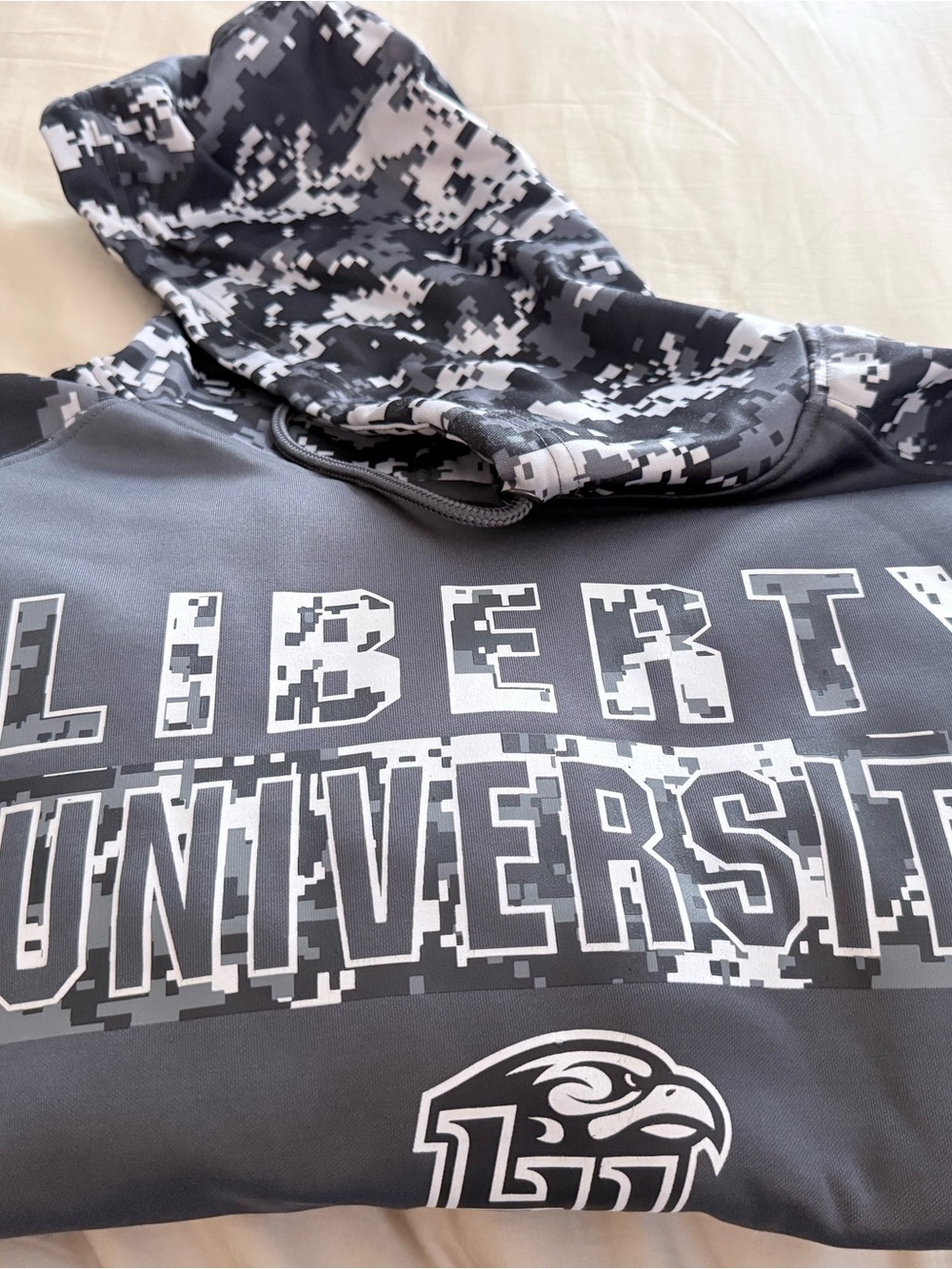 Liberty University Men's Colosseum Camo Hoodie